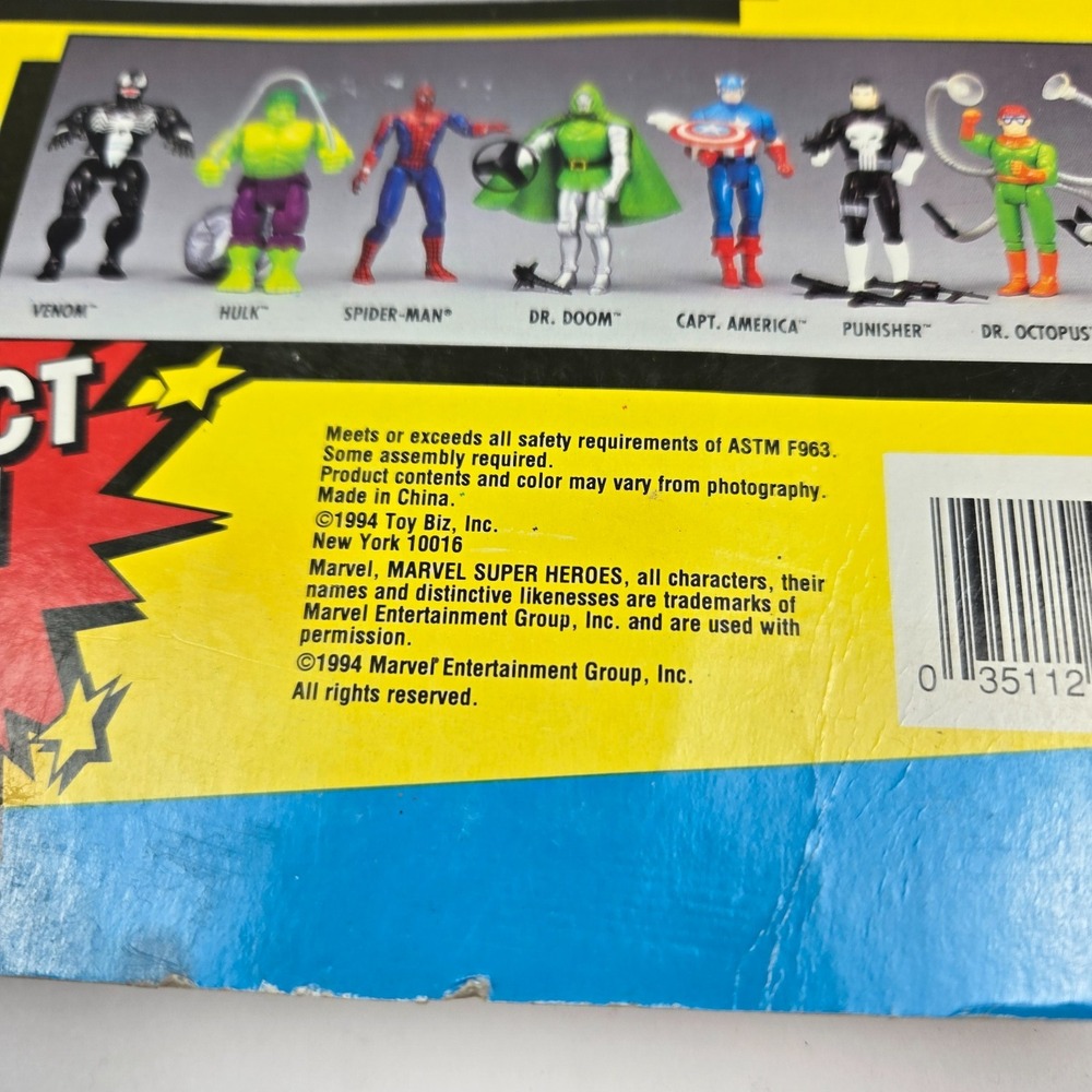Toy Biz Marvel Fantastic Four Invisible Woman - 1994 in original package - Picture 3 of 3